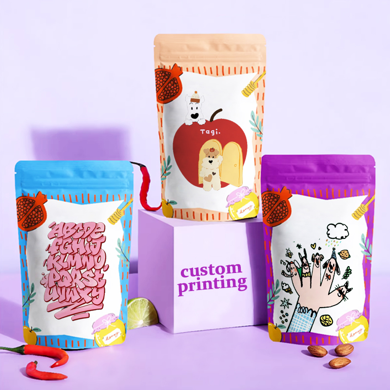 Food Lovers Snacks - Сумка из алюминиевой фольги, стоячая сумка