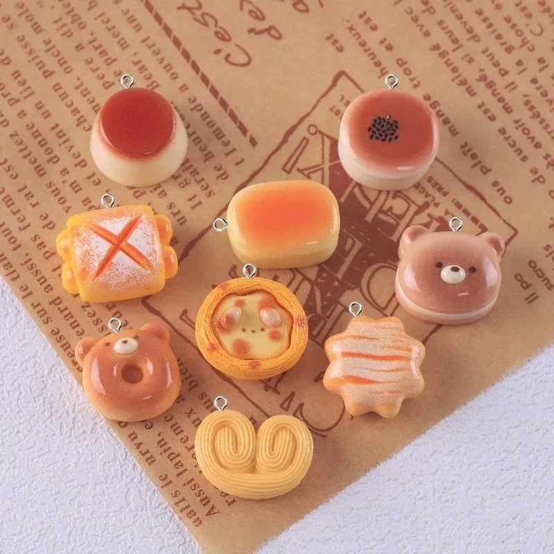 10 шт. милых подвесок из смолы – обзор и цена Food Snacks For Party