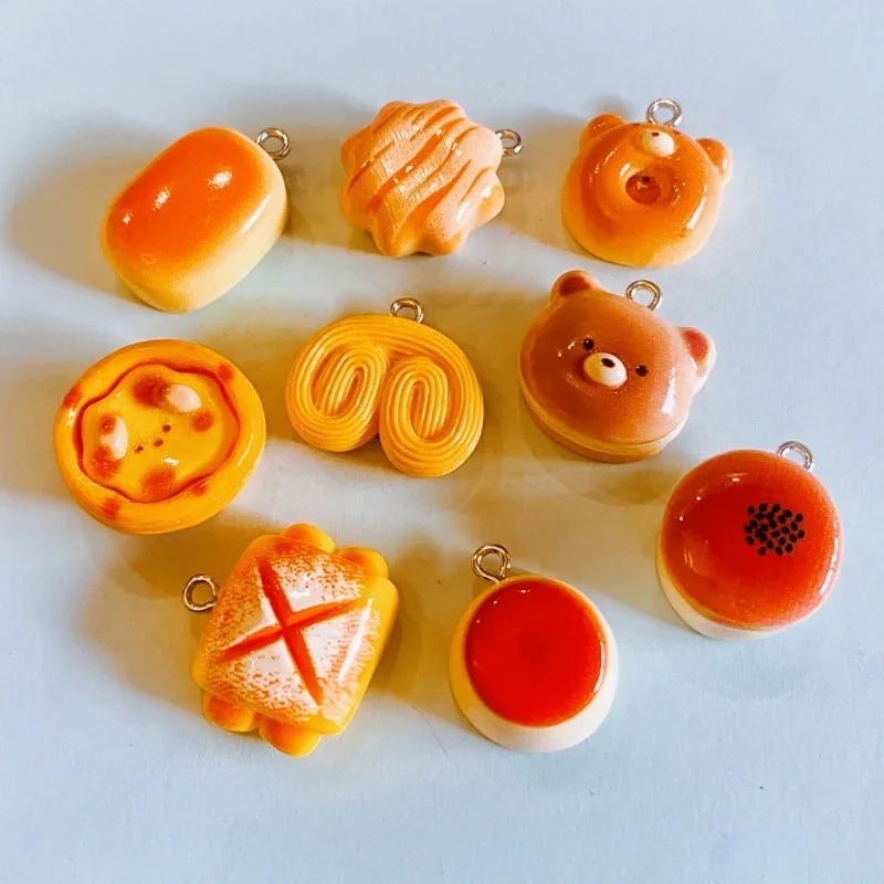10 шт. милых подвесок из смолы – обзор и цена Food Snacks For Party